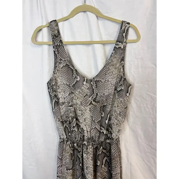 Show Me Your Mumu women's Kendall snakeskin sleeveless maxi dress Size‎ Medium - Picture 3 of 8